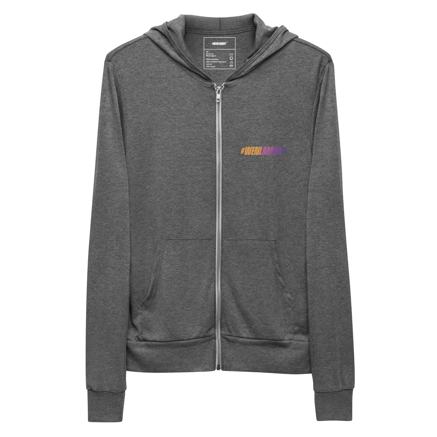 Lambo Dreams Zip Hoodie - WenLambo Purple/Yellow Edition