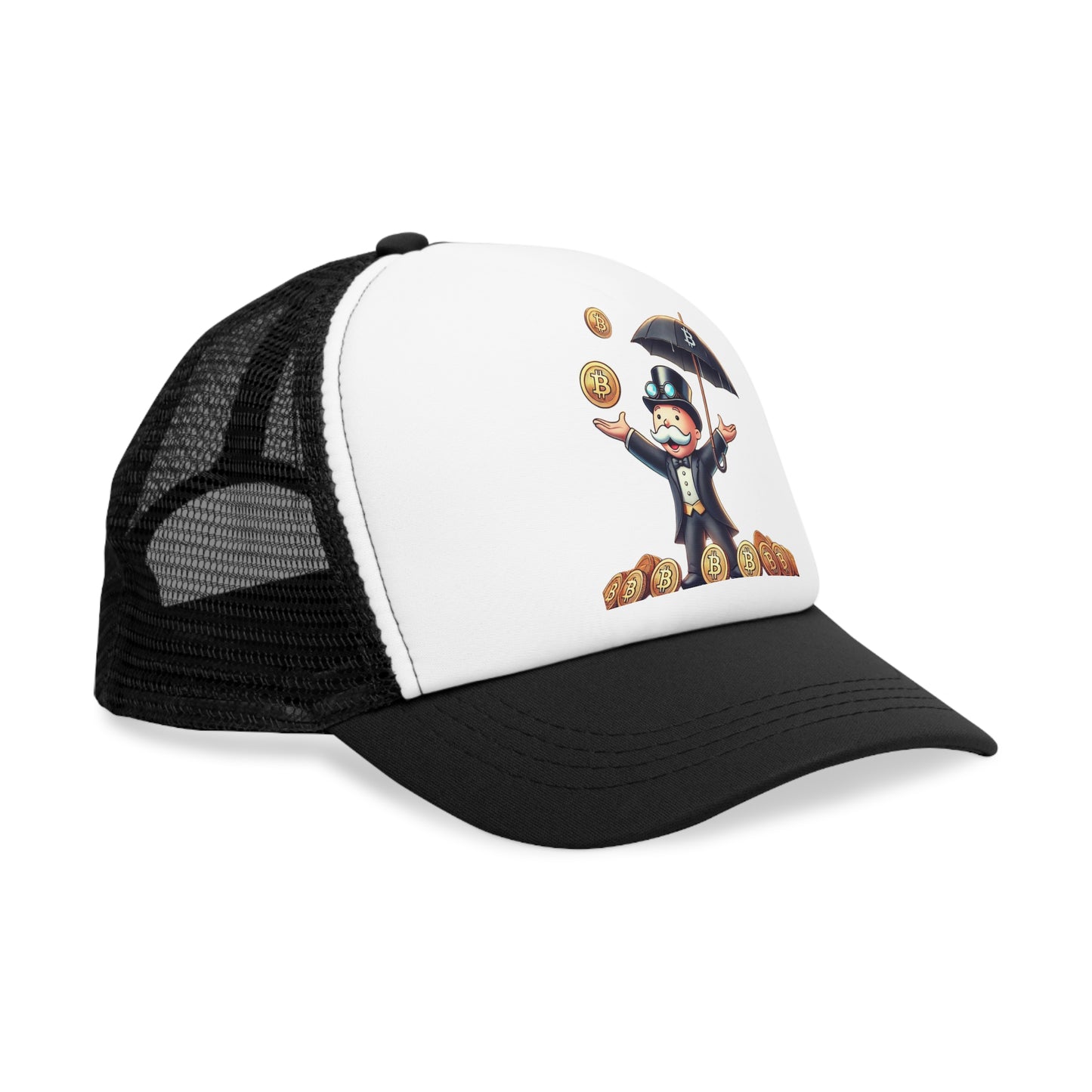 Crypto Hustler Mesh Cap - Modern Trendsetter Edition