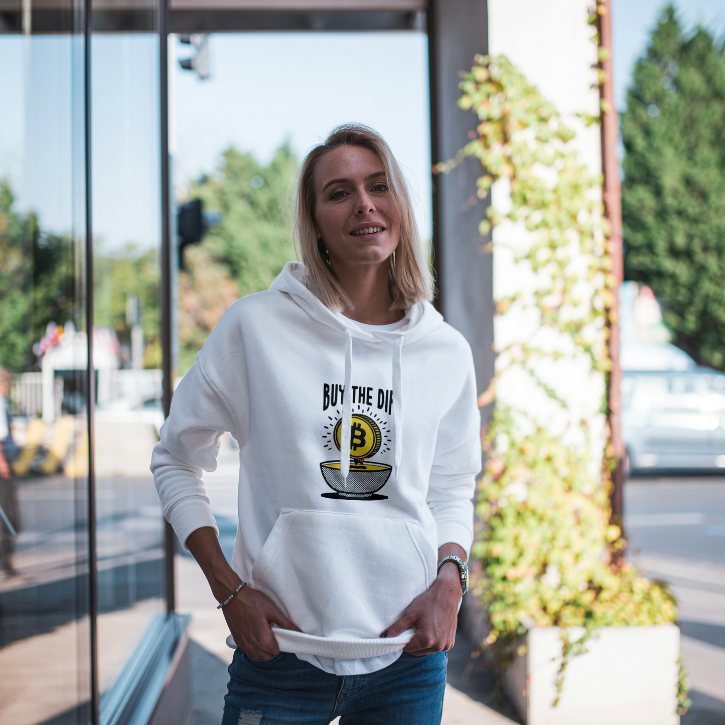 Dip Hunter Unisex Hoodie - Buy The Dip Light Edition