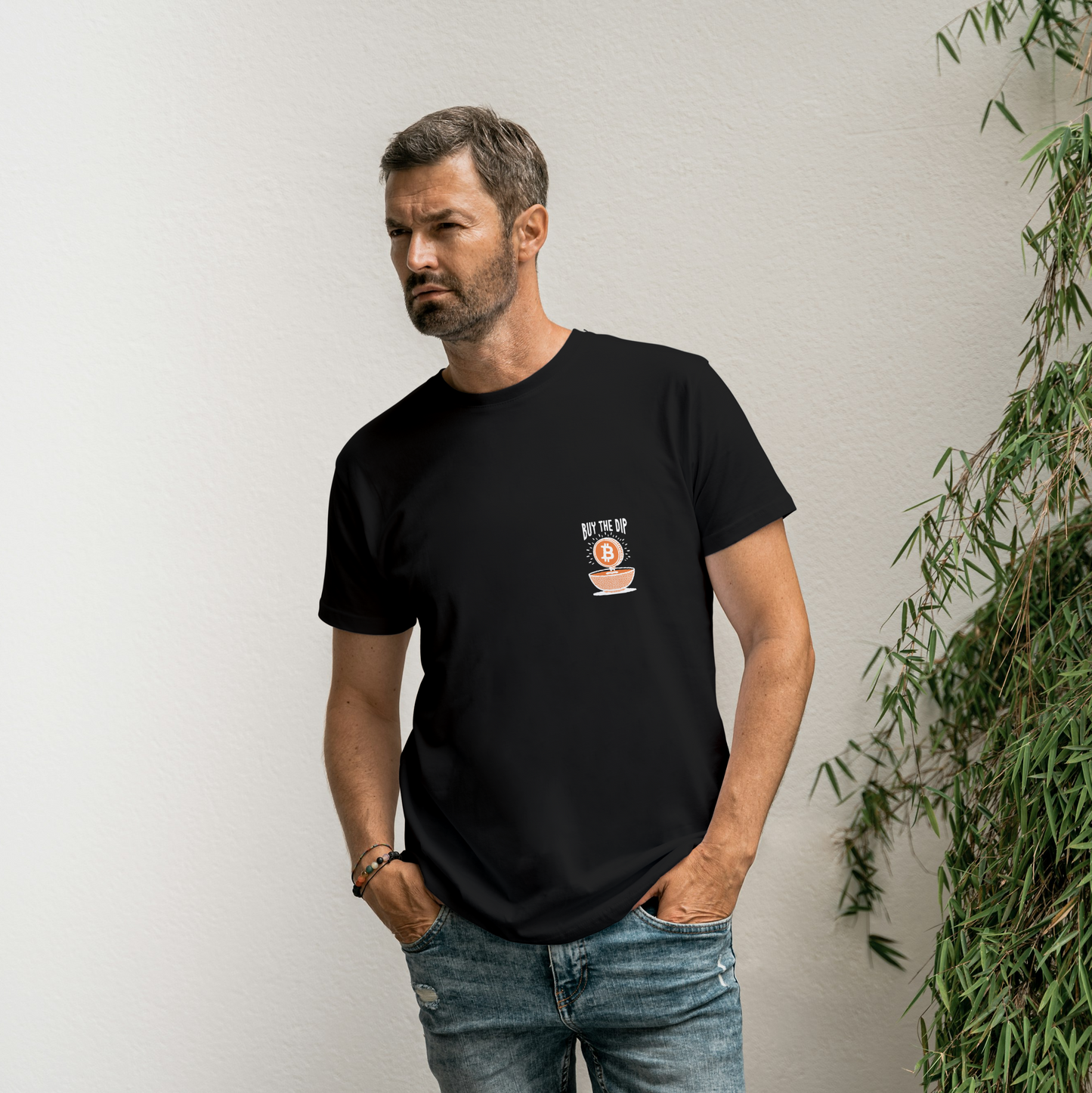 Eco Luxe Unisex T-Shirt - Buy The Dip Dark Edition