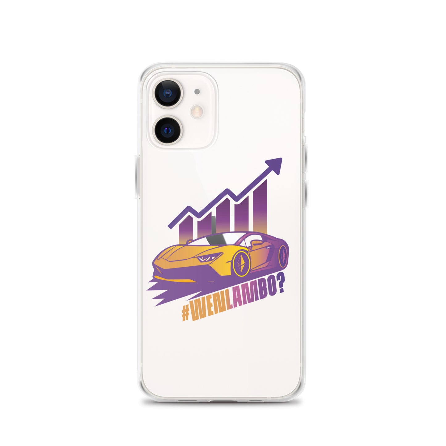 Lambo Dreams iPhone® Clear Case - WenLambo Purple/Yellow Edition