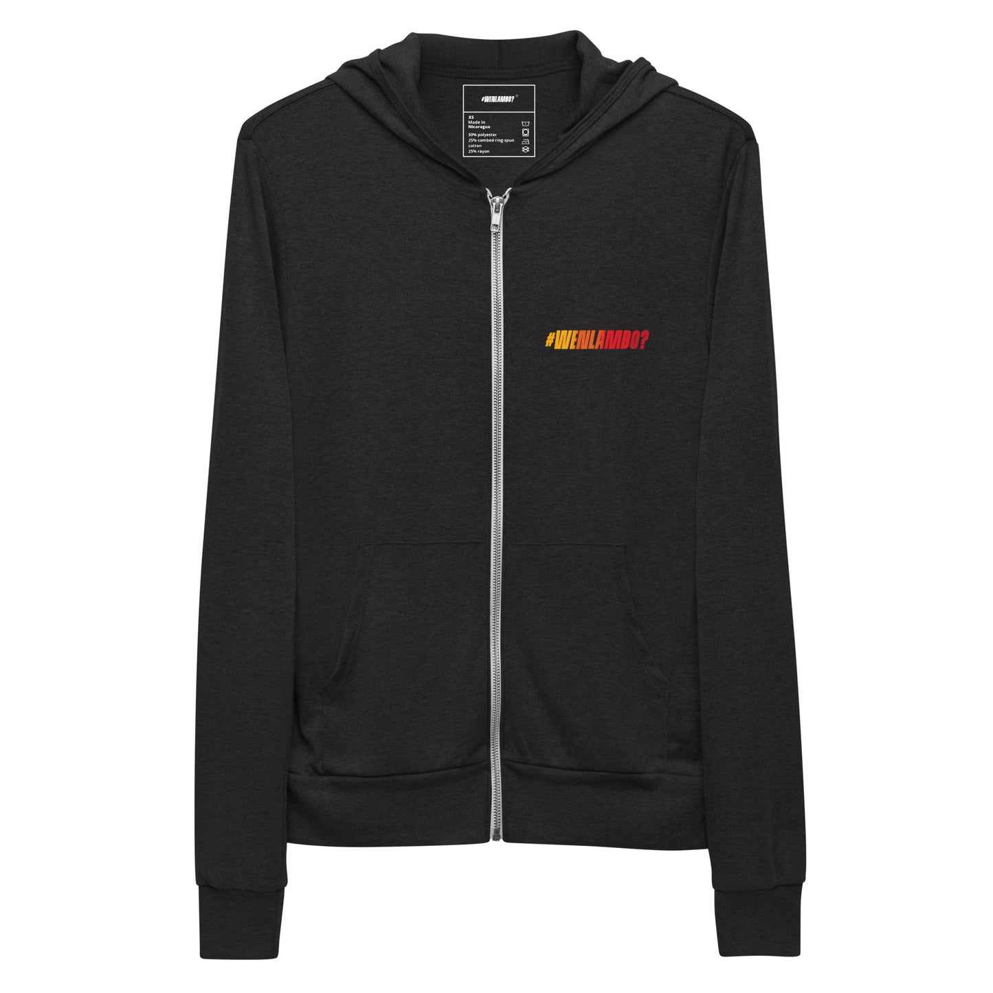 Lambo Dreams Zip Hoodie - WenLambo Red/Yellow Edition