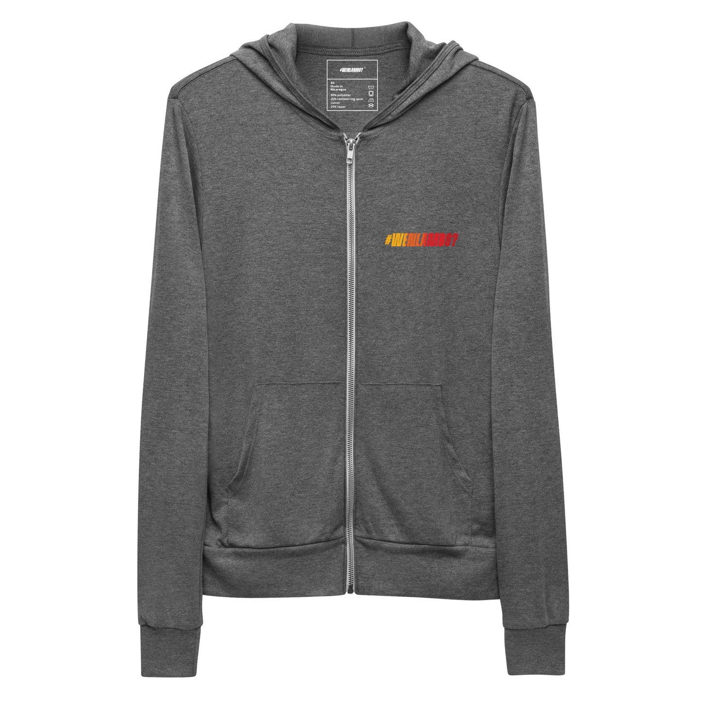 Lambo Dreams Zip Hoodie - WenLambo Red/Yellow Edition