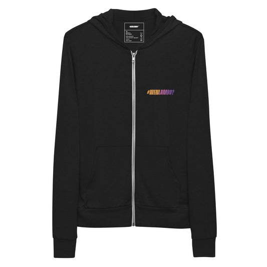 Lambo Dreams Zip Hoodie - WenLambo Purple/Yellow Edition