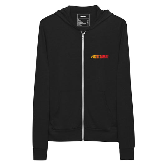 Lambo Dreams Zip Hoodie - WenLambo Red/Yellow Edition