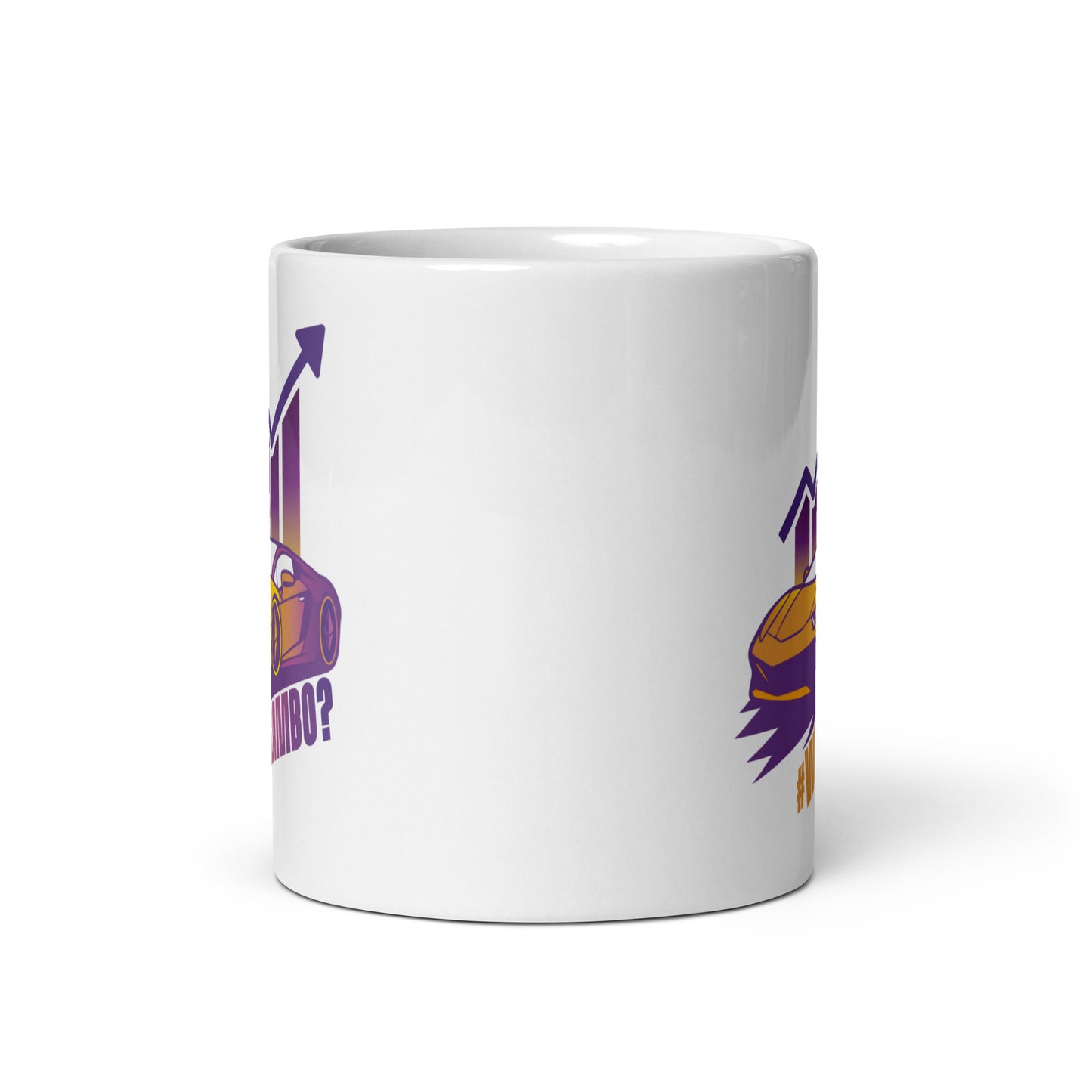 Lambo Dreams Glossy Mug - WenLambo Purple/Yellow Edition