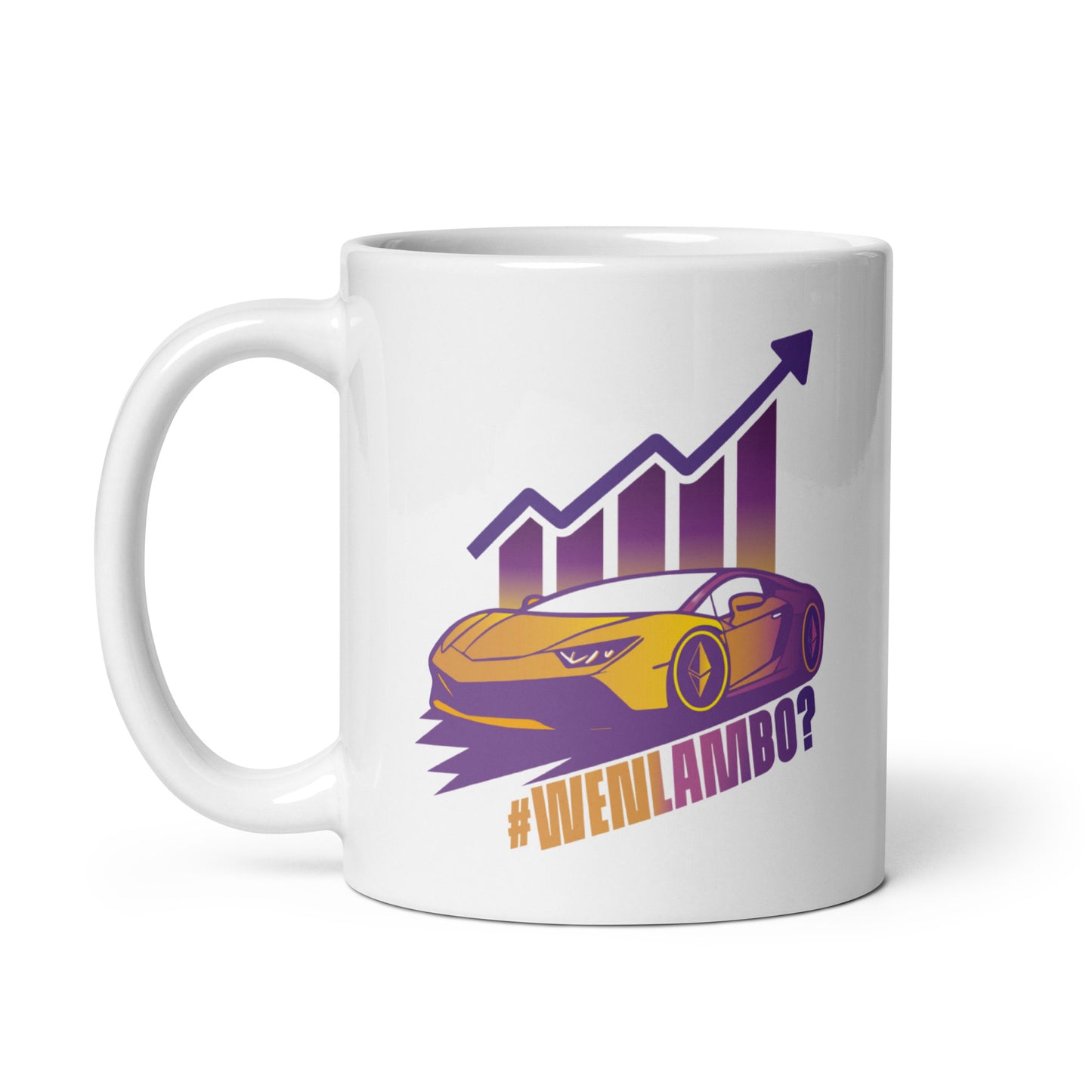 Lambo Dreams Glossy Mug - WenLambo Purple/Yellow Edition