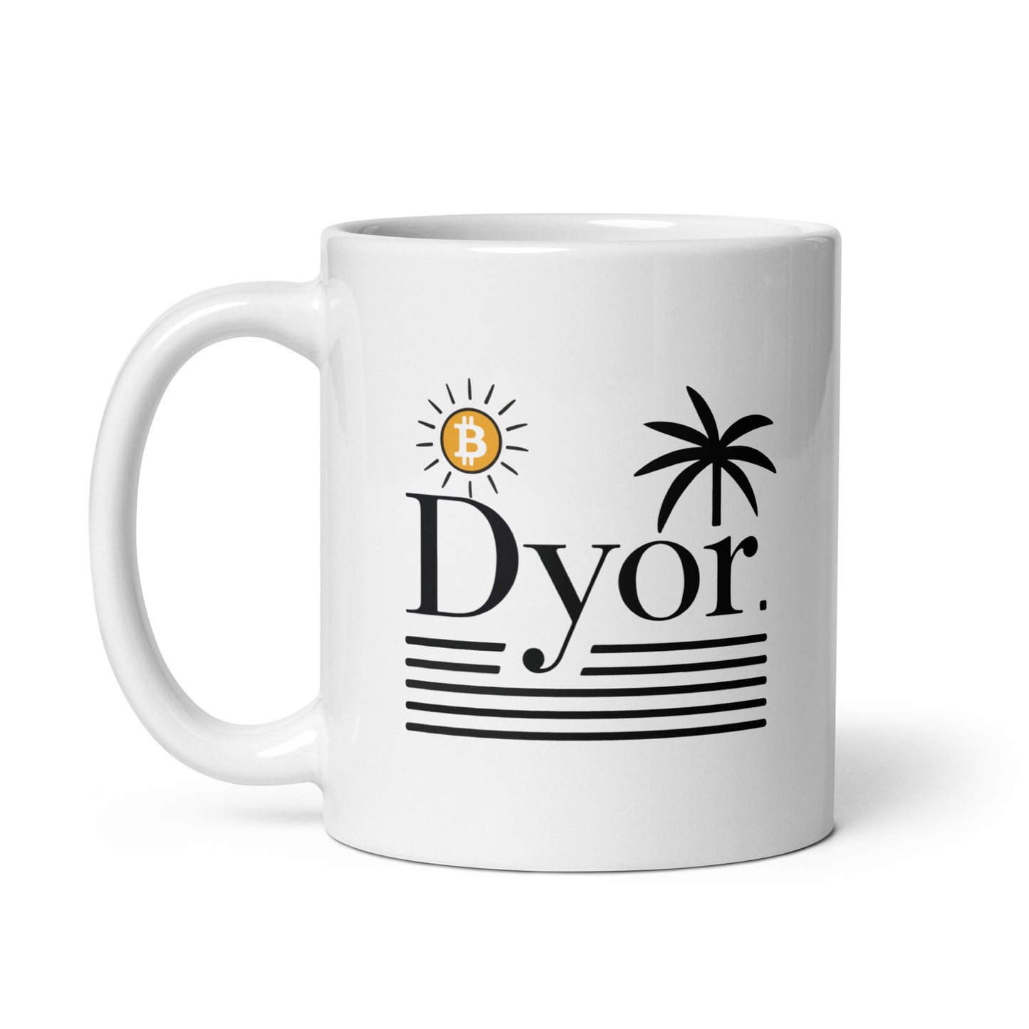 DYOR Glossy Mug - Wisdom Edition