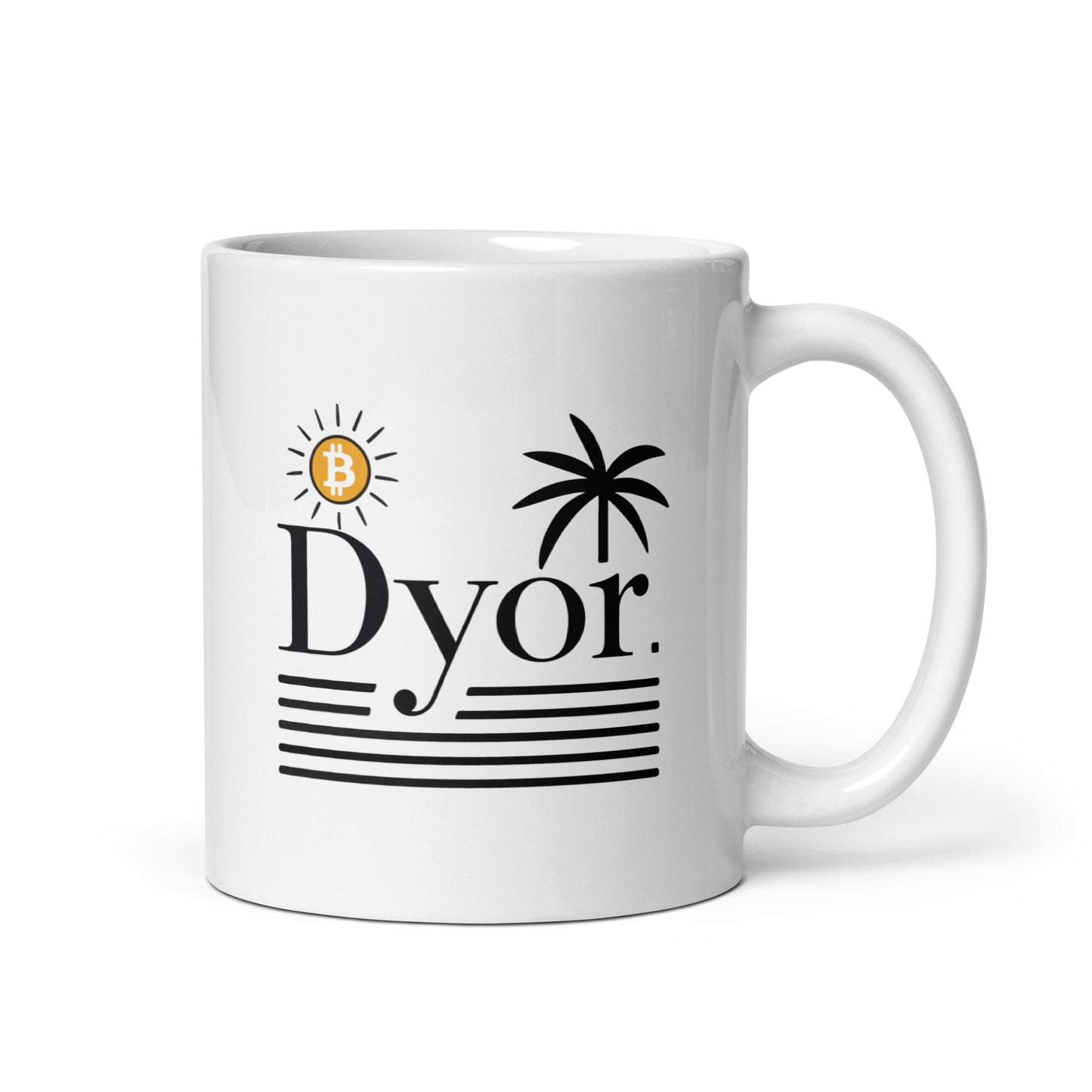 DYOR Glossy Mug - Wisdom Edition