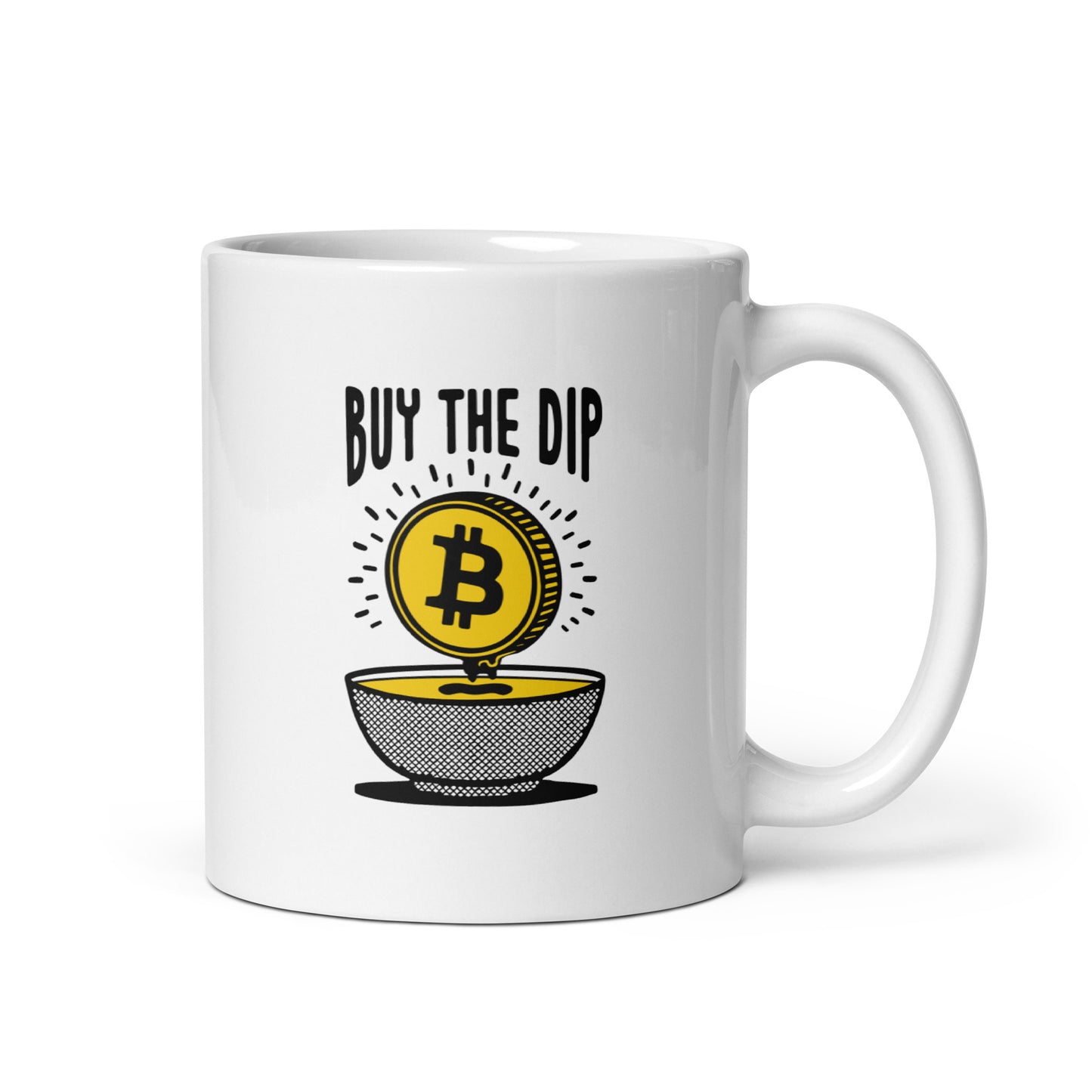 Dip Hunter Glossy Mug - Buy The Dip Edition