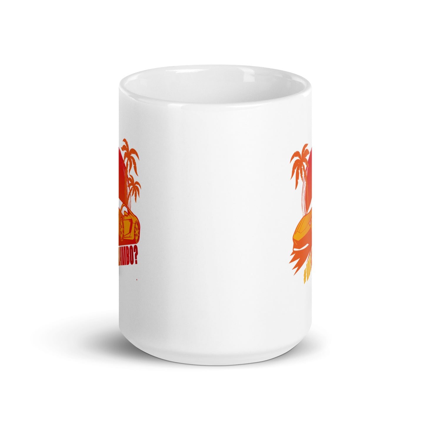 Lambo Dreams Glossy Mug - WenLambo Orange/Yellow Edition