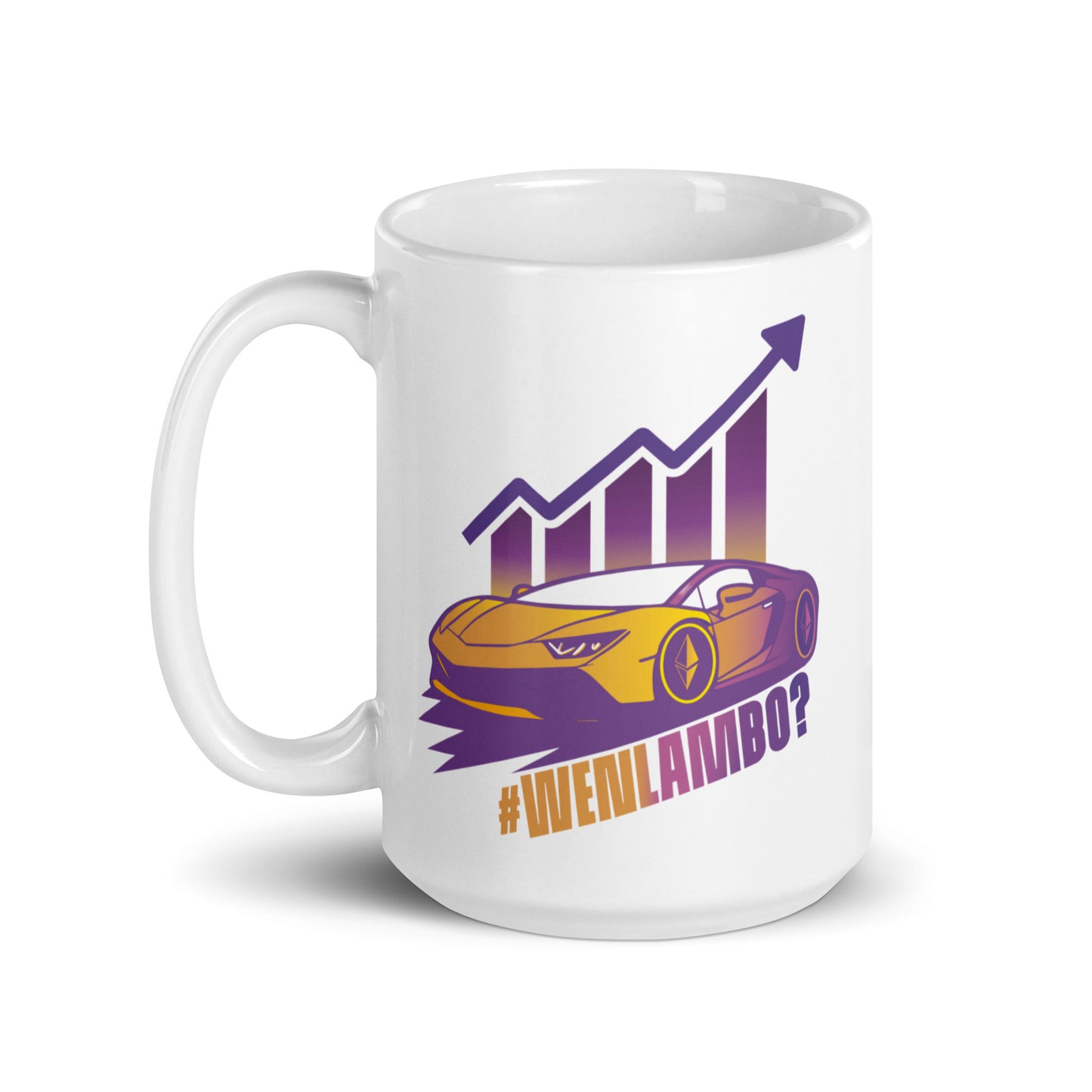 Lambo Dreams Glossy Mug - WenLambo Purple/Yellow Edition