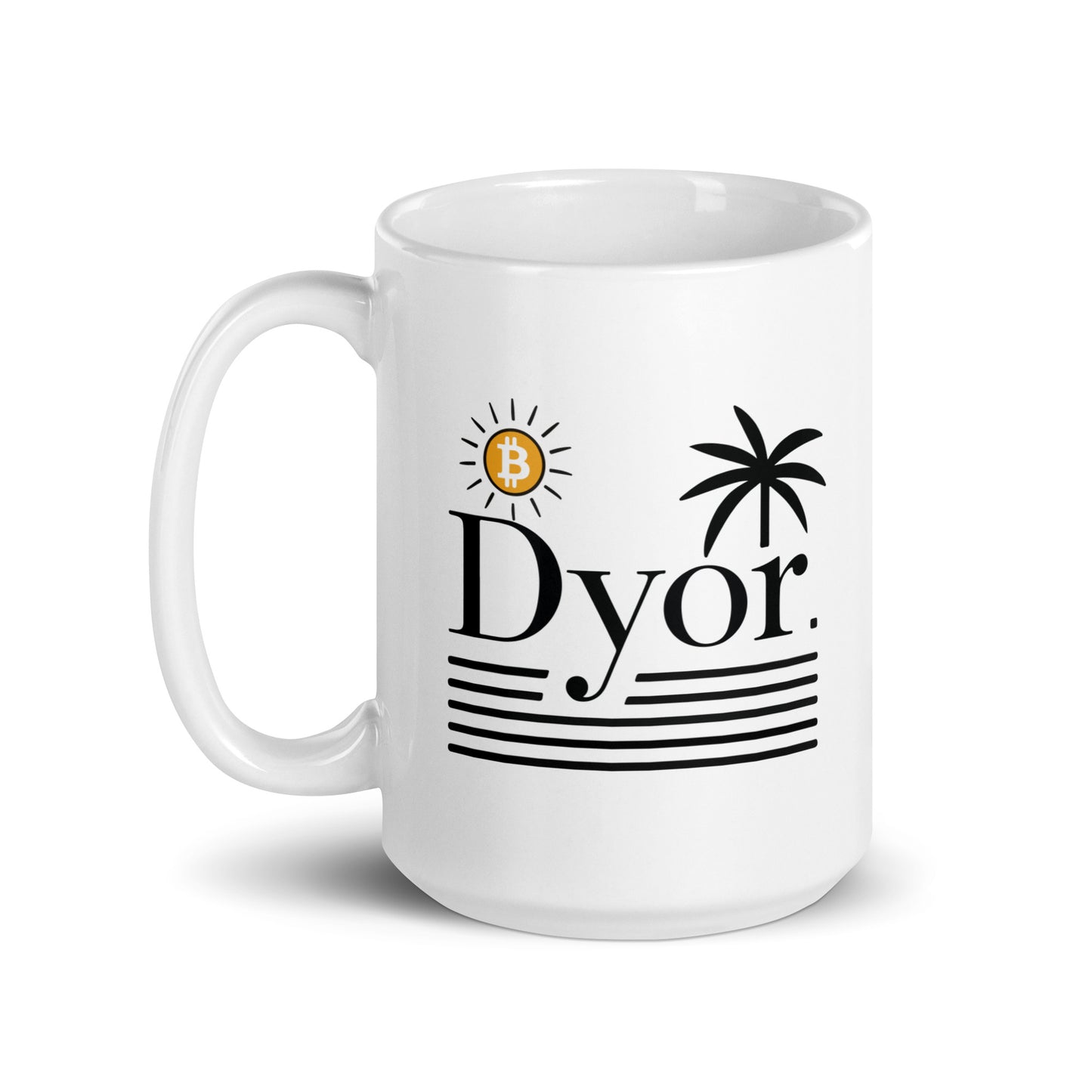 DYOR Glossy Mug - Wisdom Edition