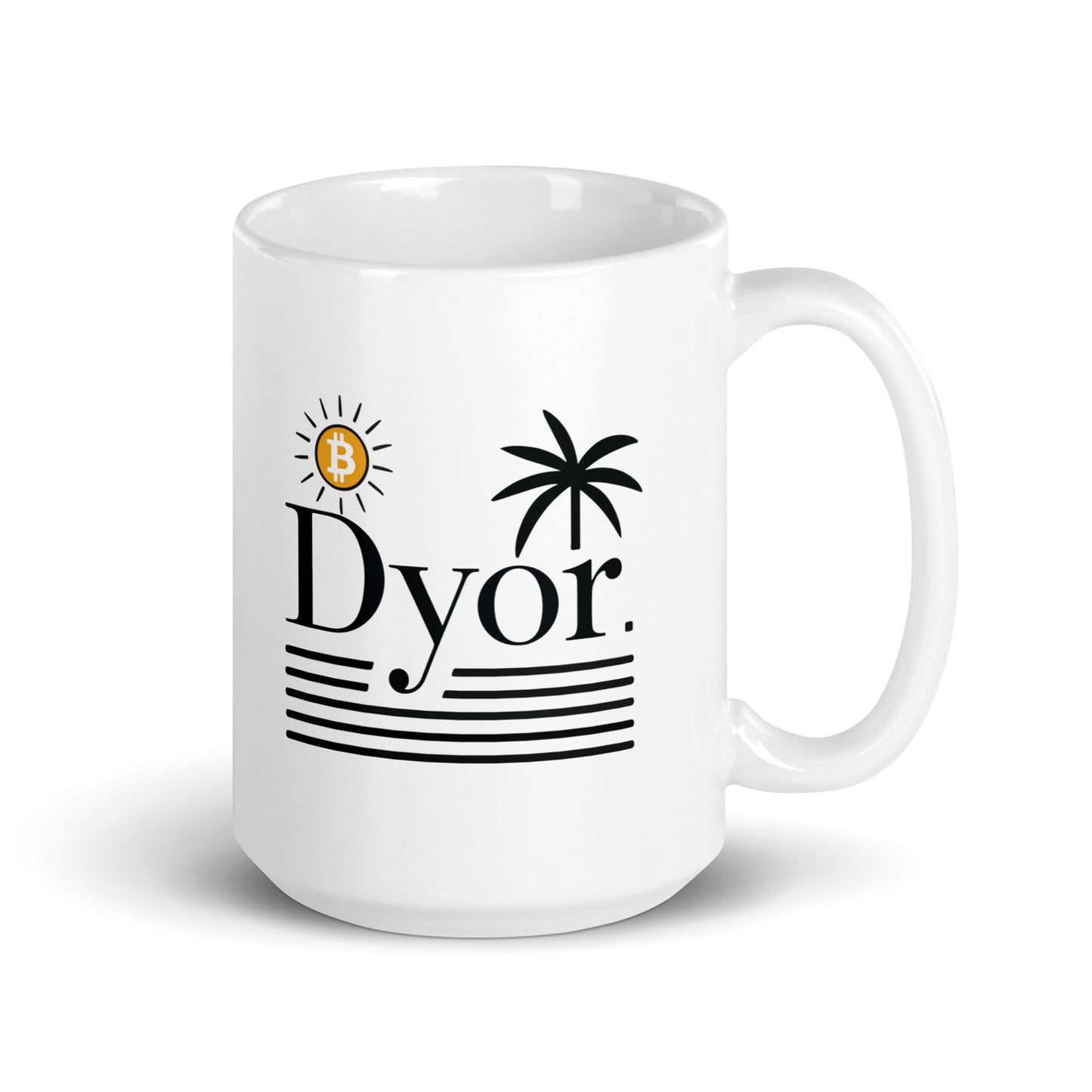 DYOR Glossy Mug - Wisdom Edition