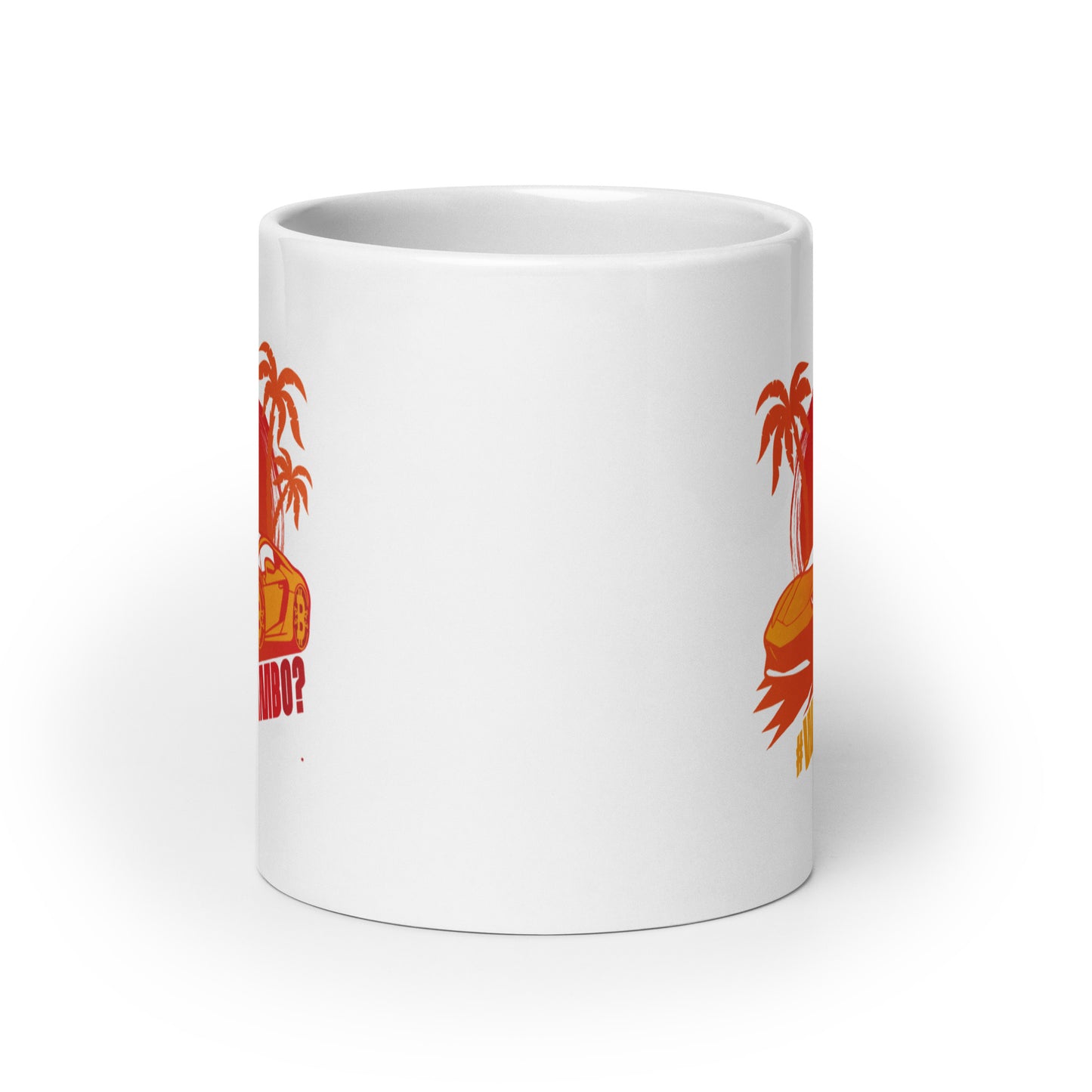 Lambo Dreams Glossy Mug - WenLambo Orange/Yellow Edition