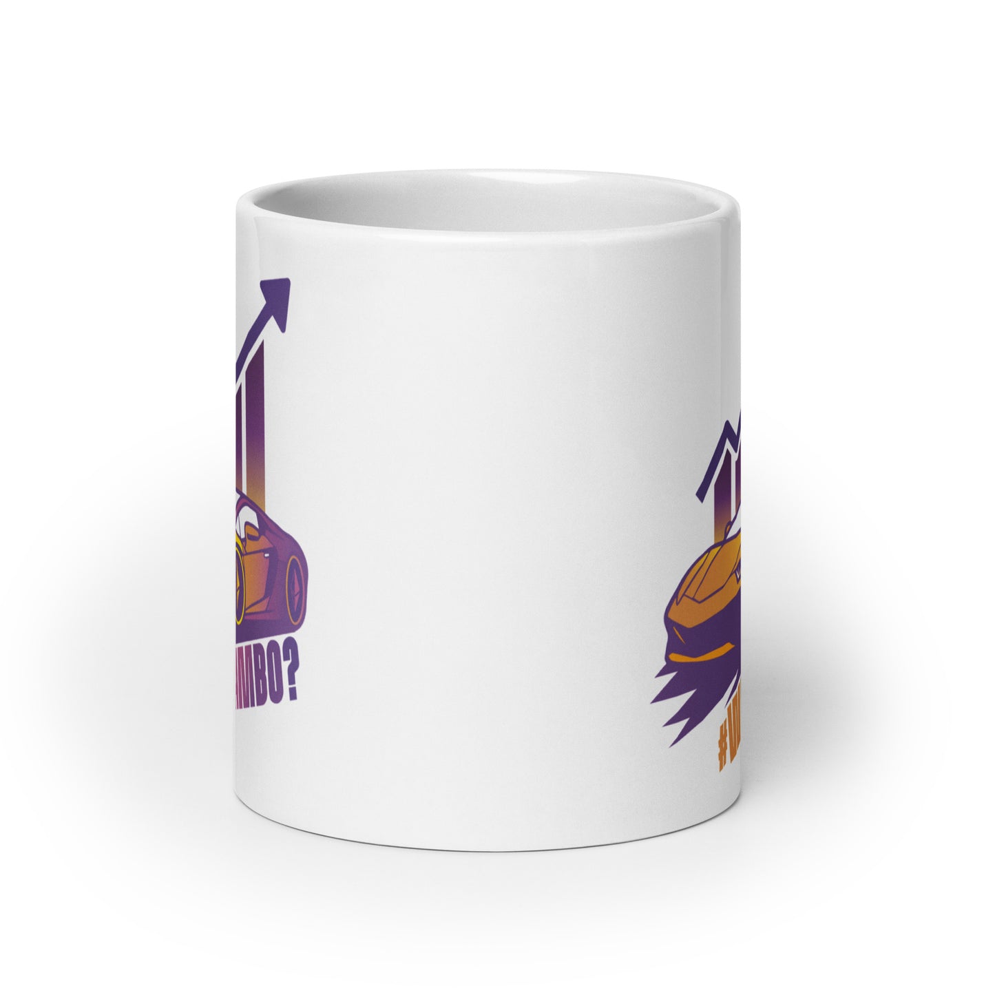 Lambo Dreams Glossy Mug - WenLambo Purple/Yellow Edition