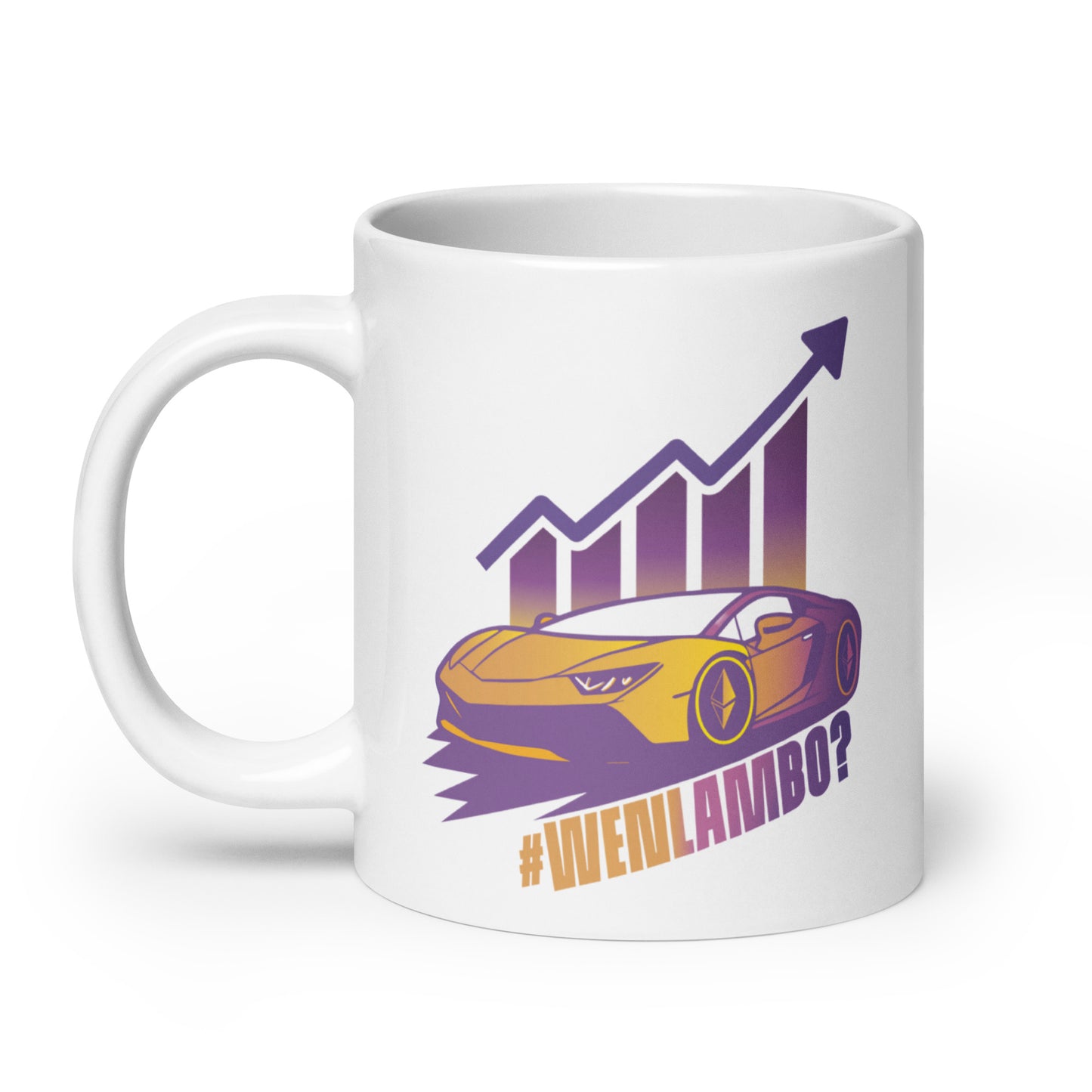 Lambo Dreams Glossy Mug - WenLambo Purple/Yellow Edition