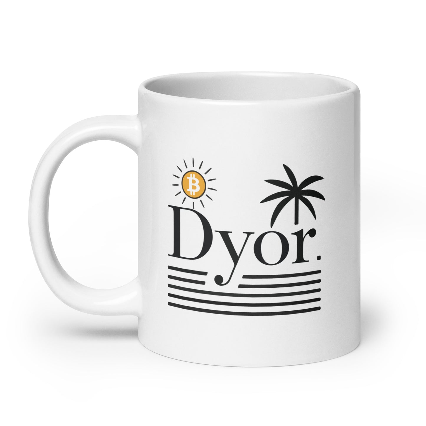 DYOR Glossy Mug - Wisdom Edition