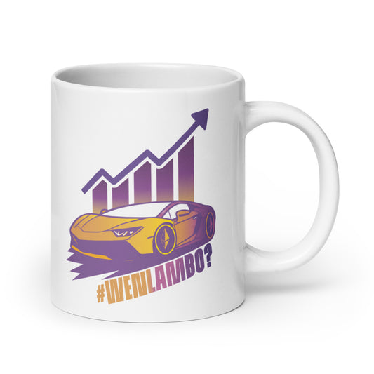 Lambo Dreams Glossy Mug - WenLambo Purple/Yellow Edition