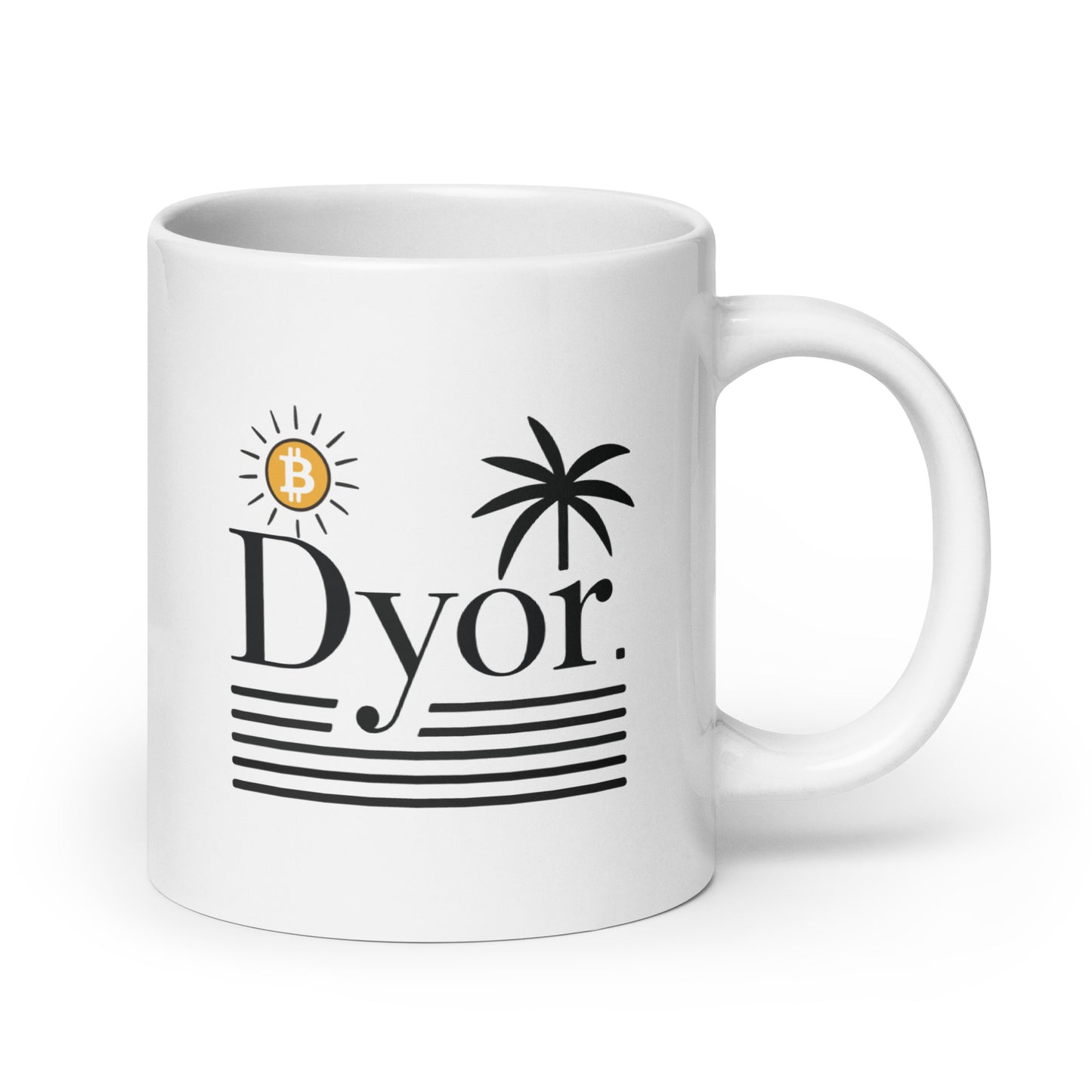 DYOR Glossy Mug - Wisdom Edition