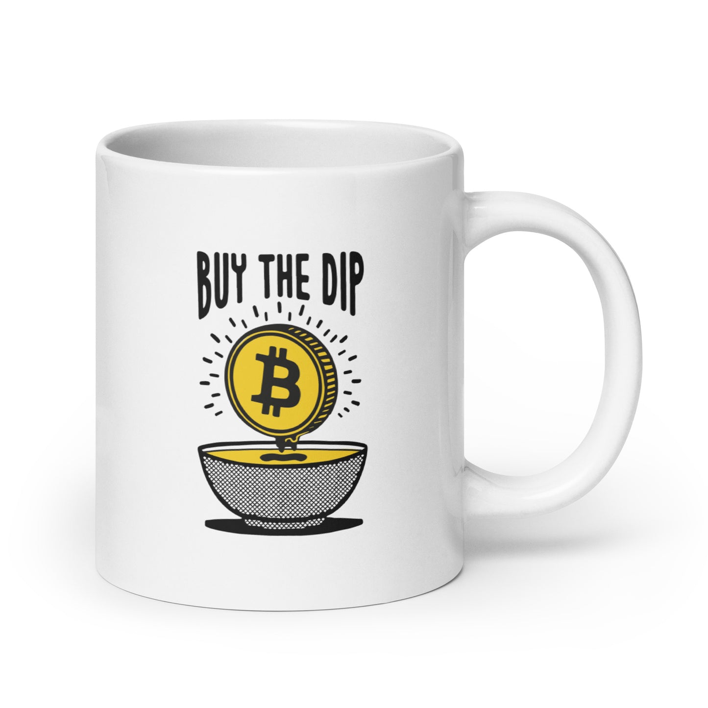 Dip Hunter Glossy Mug - Buy The Dip Edition